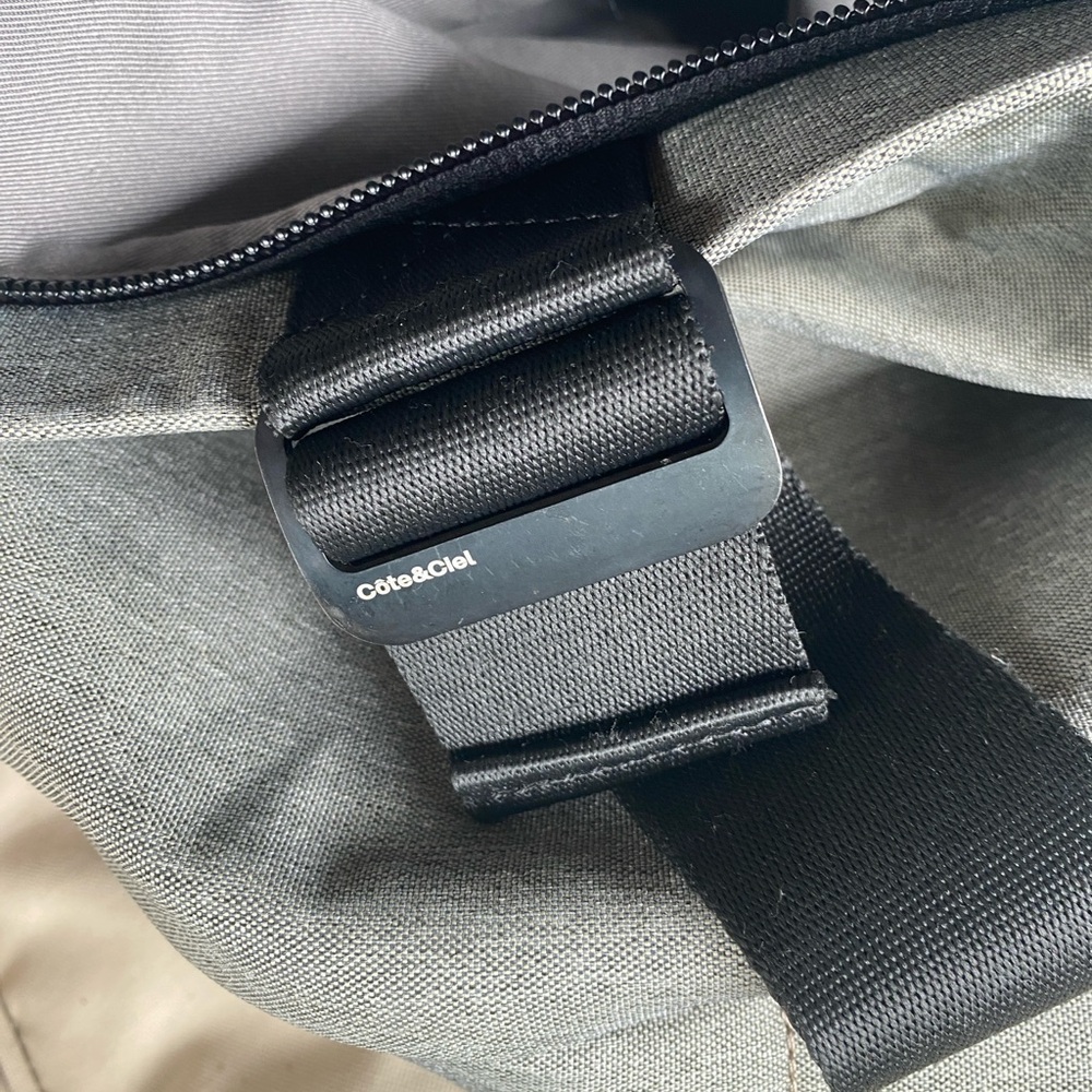 COTE & CIEL Isar EcoYarn Melange Heathered Grey Backpack - Large - Paris - Picture 8 of 10